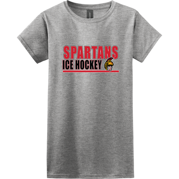 Seacoast Spartans (Ice Hockey) Softstyle Ladies' T-Shirt