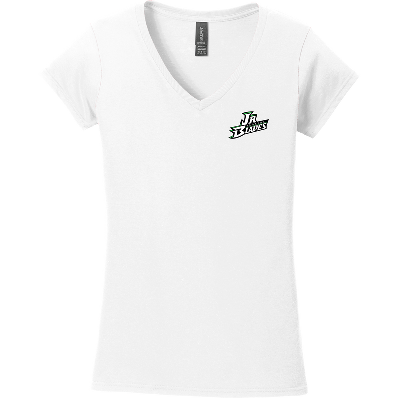 Junior Blades Softstyle Ladies Fit V-Neck T-Shirt