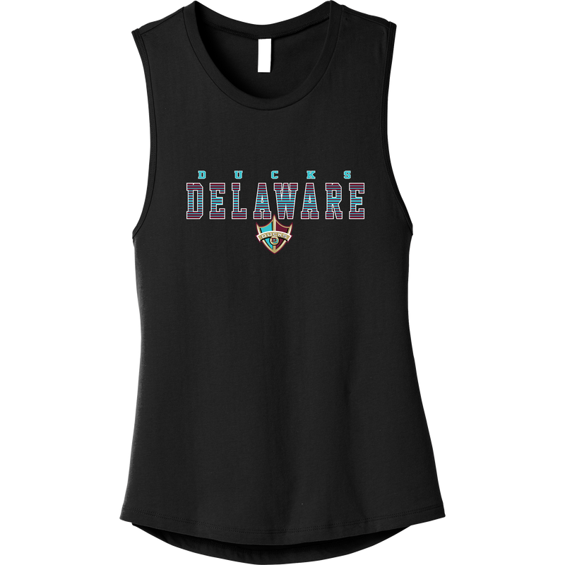 Delaware Ducks Womens Jersey Muscle Tank