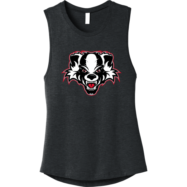 Scary Badgers Womens Jersey Muscle Tank