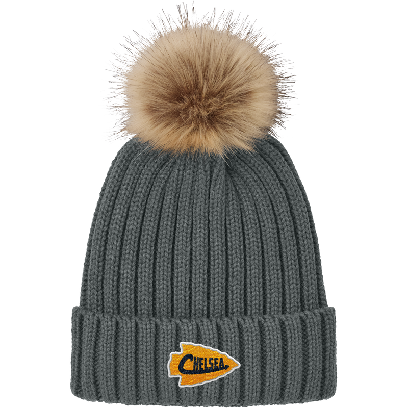 Chelsea Chiefs Faux Fur Pom Beanie