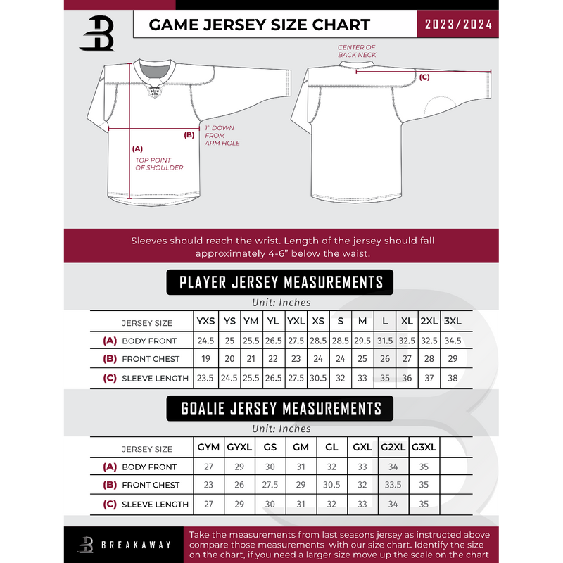 Carolina Premier Hockey Adult Player Jersey