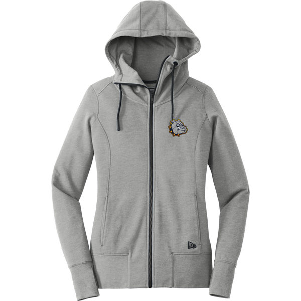 Chelsea Bulldogs New Era Ladies Tri-Blend Fleece Full-Zip Hoodie