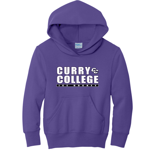 Curry College Youth Core Fleece Pullover Hooded Sweatshirt