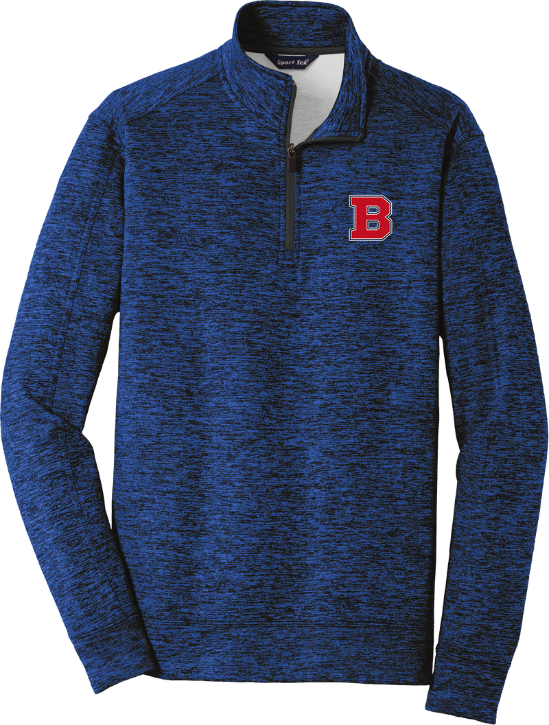 CT Bobcats PosiCharge Electric Heather Fleece 1/4-Zip Pullover